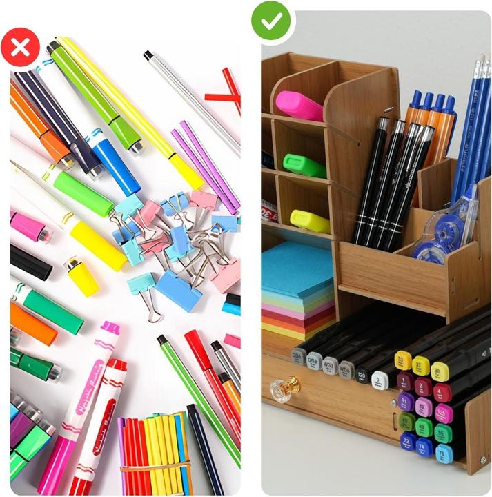 Produktbild Hermex Bürotisch-Stifthalter Stiftebox Pen Desk-Organizer Stiftaufbewahrung Schreibtisch-Organizer