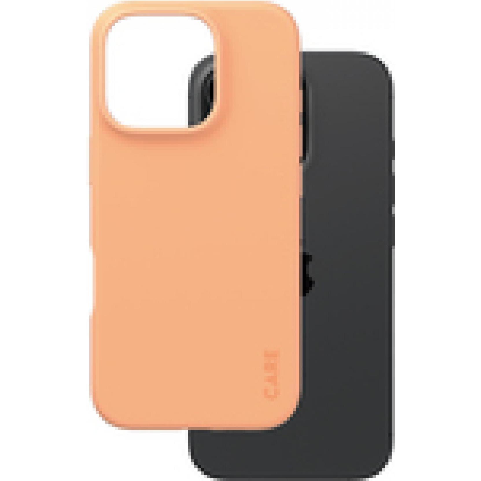 PanzerGlass CARE Fashionable Case Peachy iPhone '24 6.3" Pro (Apple iPhone 16 Pro), Smartphone Hülle, Orange