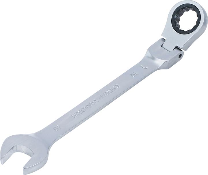 Actual product image BGS Ratchet Combination Wrench adjustable 19 mm (19 mm)