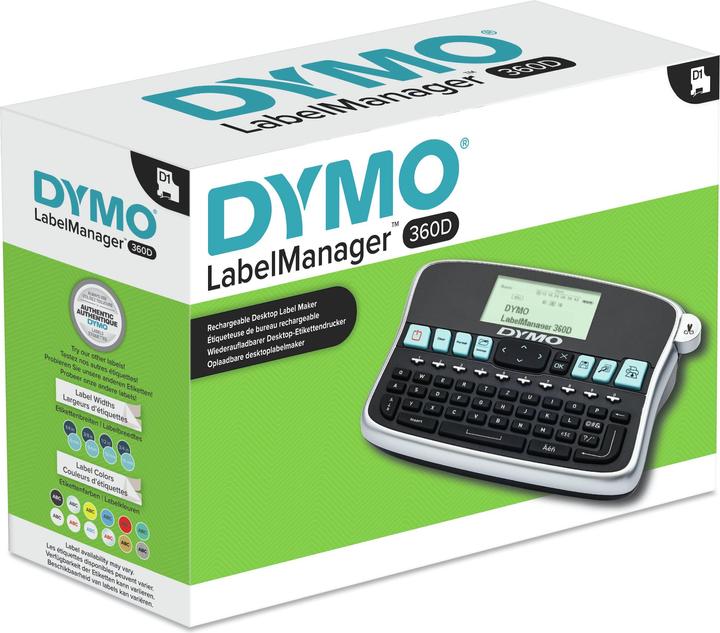 Actual product image Dymo LabelManager 360D FR keyboard layout