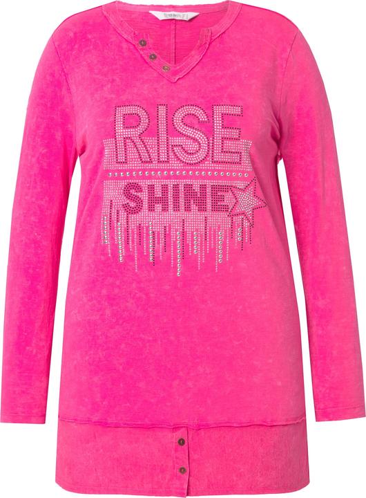 Immagine prodotto Angel of Style Langarmshirt, Komfort Fit, Glitzersteinchen-Statement (50)