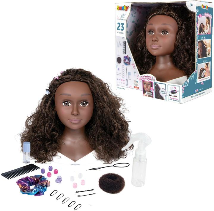 Actual product image Smoby My Beauty styling head Afro
