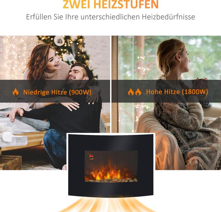 Actual product image Jamb Electric Fireplace Wall Fireplace