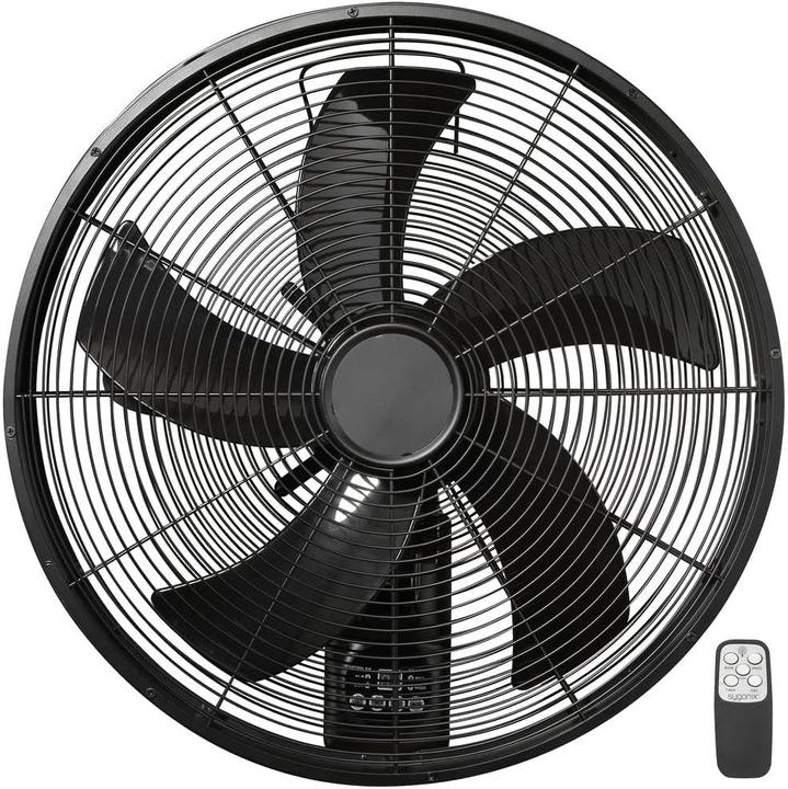 Produktbild Sygonix Wandventilator (L x B x H) 450 x 450 x 355mm Flügelfarbe: Schwarz Gehäusefarbe (Details):