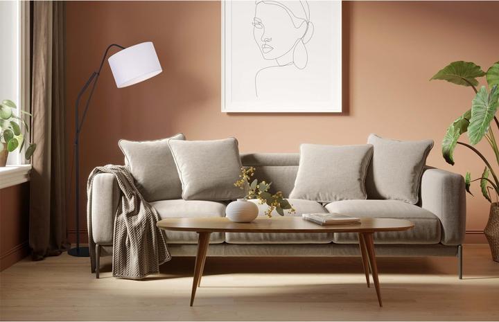 Actual product image Nino Leuchten 41250108Floor lamp 'Alto' blackShade white (E27)