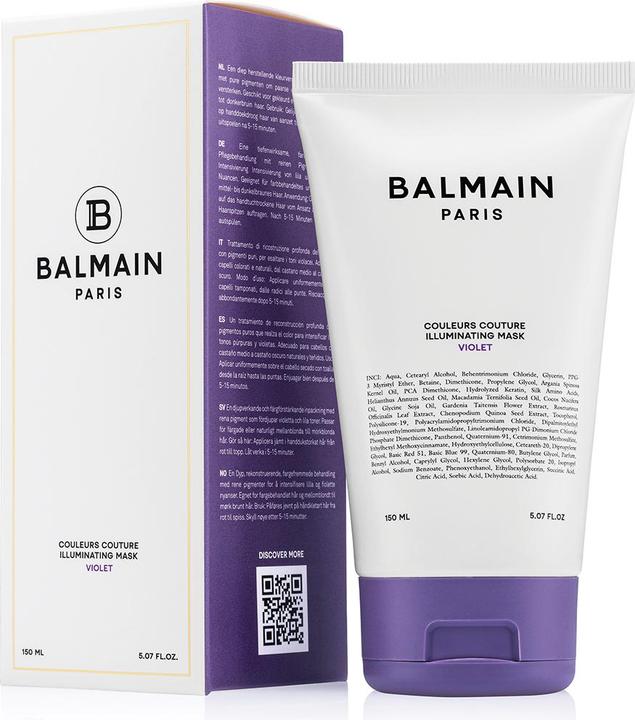 Balmain Hair - Couleurs Couture Illuminating Violet Mask - Violet - 150ml (150 ml)