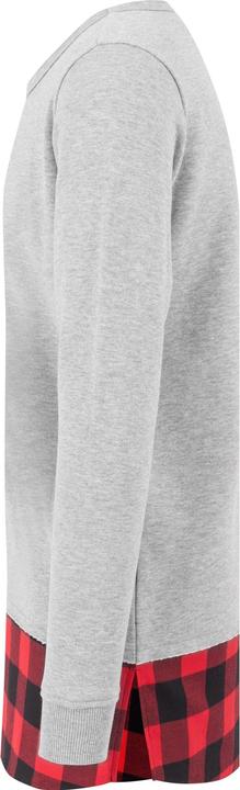 Produktbild Urban Classics Long Flanell Bottom Open Edge Crewneck (S)