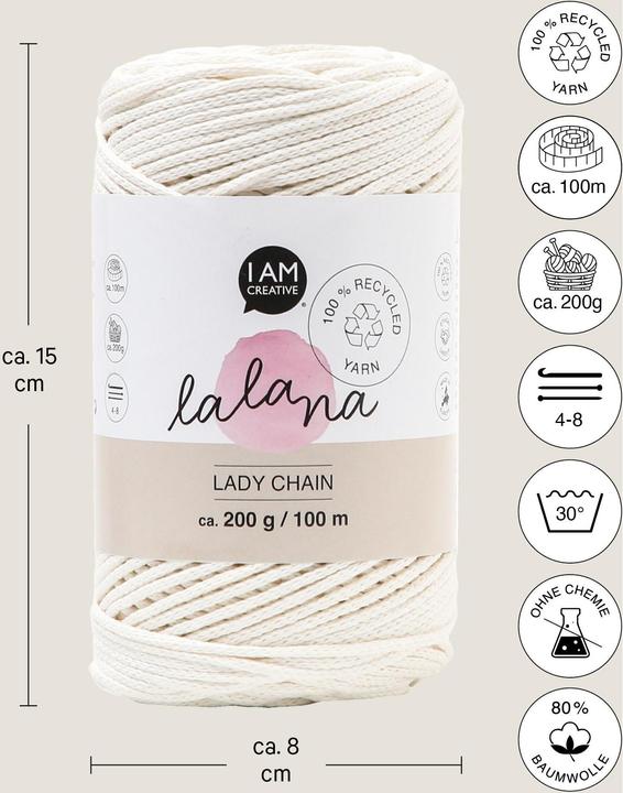 Actual product image Lalana Lady Chain (100 m)