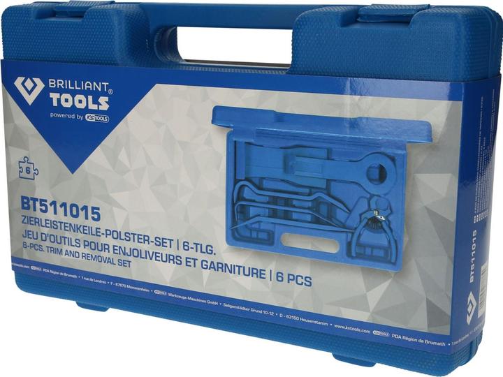 Produktbild Brilliant Tools Zierleistenkeile-Polster-Satz, 6-tlg