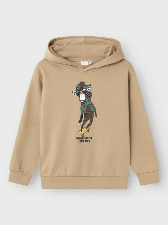 Actual product image Name it Nkmrenma Ls Nreg Sweat Wh Bru (116)