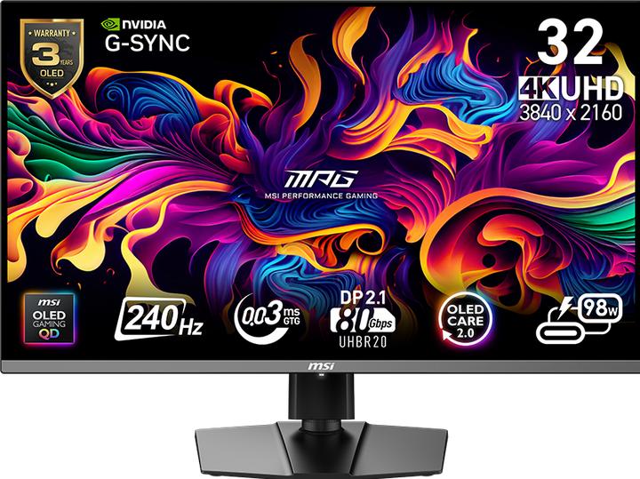 Produktbild MSI MPG 322URX QD-OLED (3840 x 2160 Pixel, 31.50")