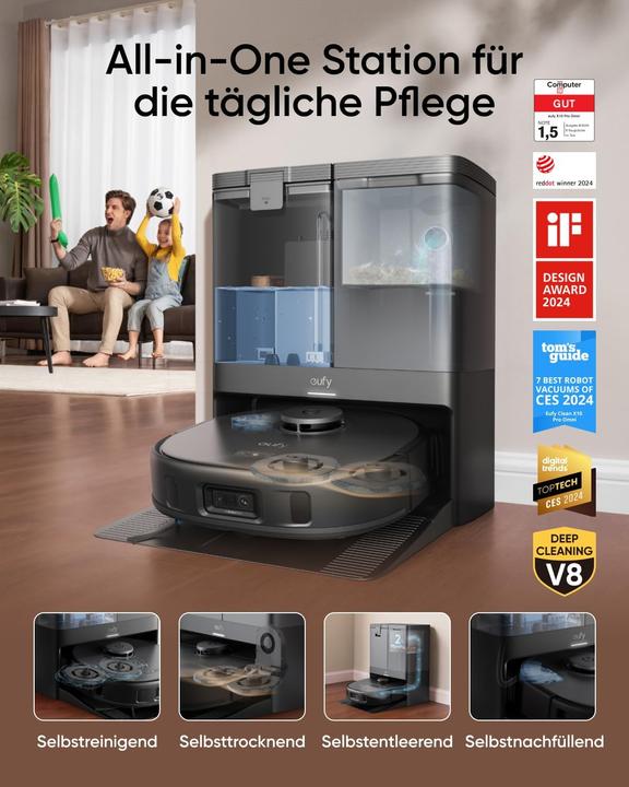 Productafbeelding eufy X10 Pro Omni EU (Stofzuigrobot)