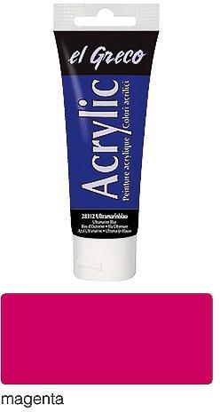 Image du produit Kreul el Greco Acrylic 75ml (Magenta, 75 ml)