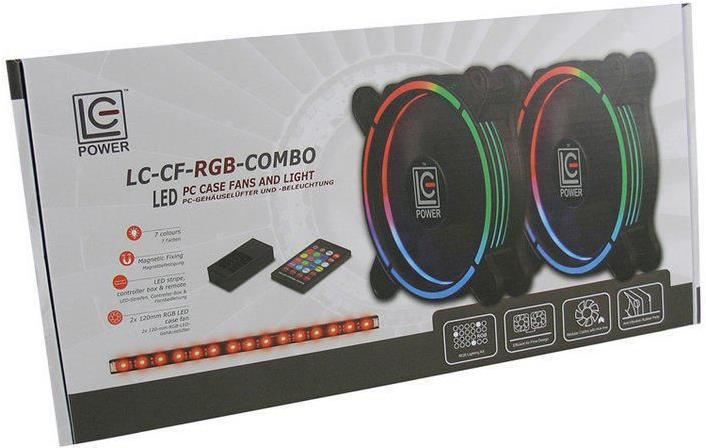 Produktbild LC-Power Gehäuselüfter LC-CF-PRO-COMBO (120 mm, 1 x)