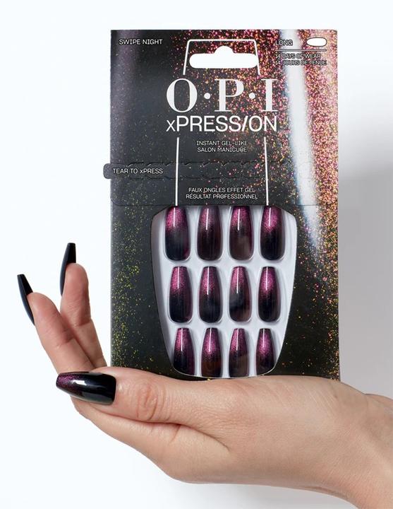 Immagine prodotto OPI Xpress/On Nail Art (Unghie artificiali, Notte Swipe)