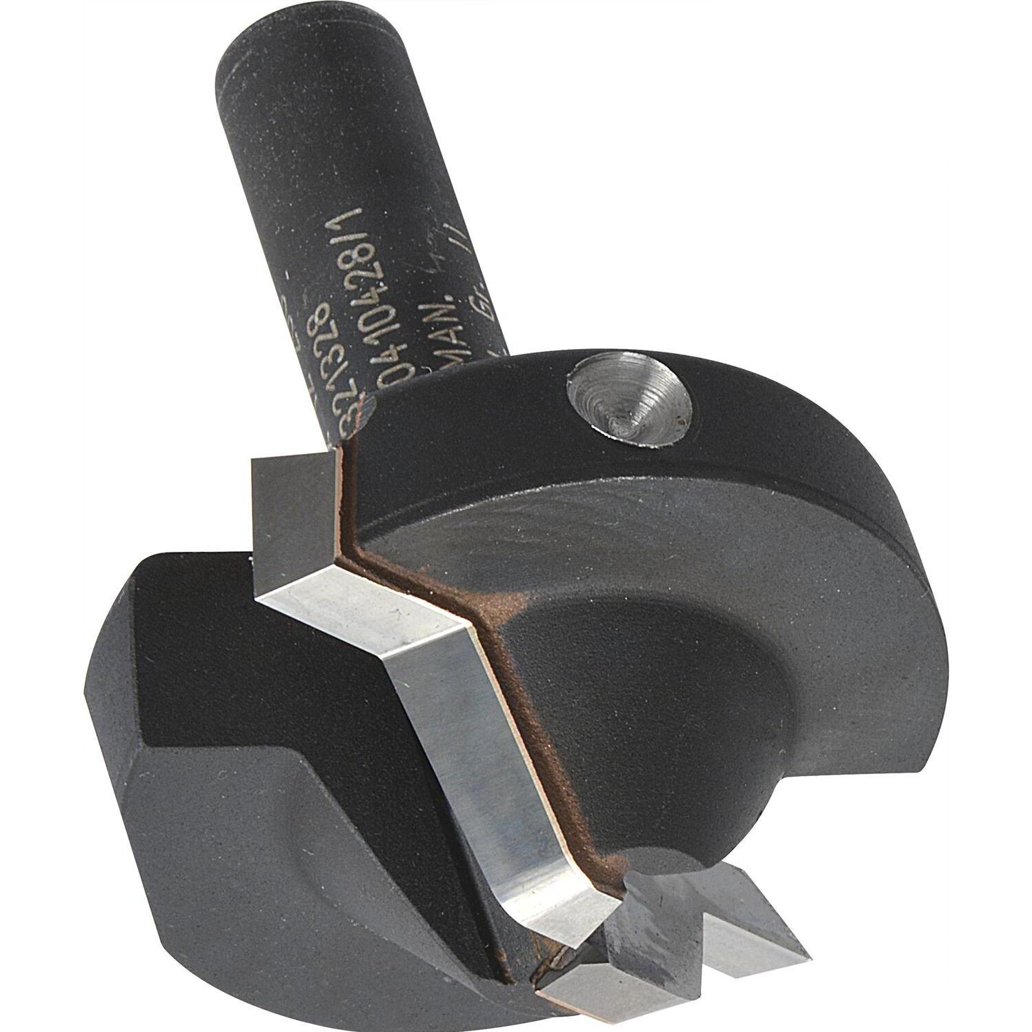 Pöttker, Fräser, Profilfräser für V-Leiste, Nutbreite 60mm, Nuttiefe 16mm, SchaftØ 12mm