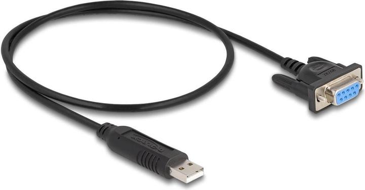 Actual product image Delock USB 2.0 zu Seriell RS-232 Adapter Sub-D 9 Buchse mit (0.50 m)