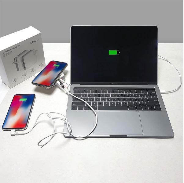 Image du produit Atra Chargeur de secours Travel X 3 en 1 (6700 mAh, 18 W, 24.79 Wh)