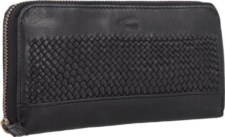 Actual product image Camel Active Wallet with hand-woven leather details