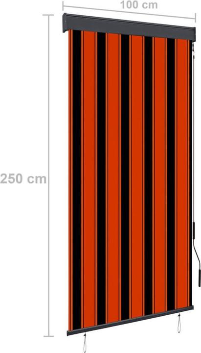 Actual product image vidaXL Aussenrollo (100 x 250 cm)