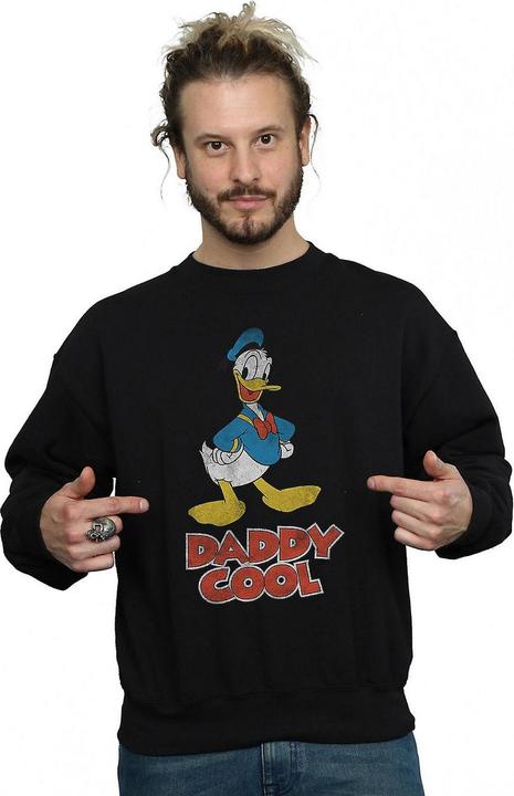 Actual product image Disney Mens Daddy Cool Donald Duck Sweatshirt (S)