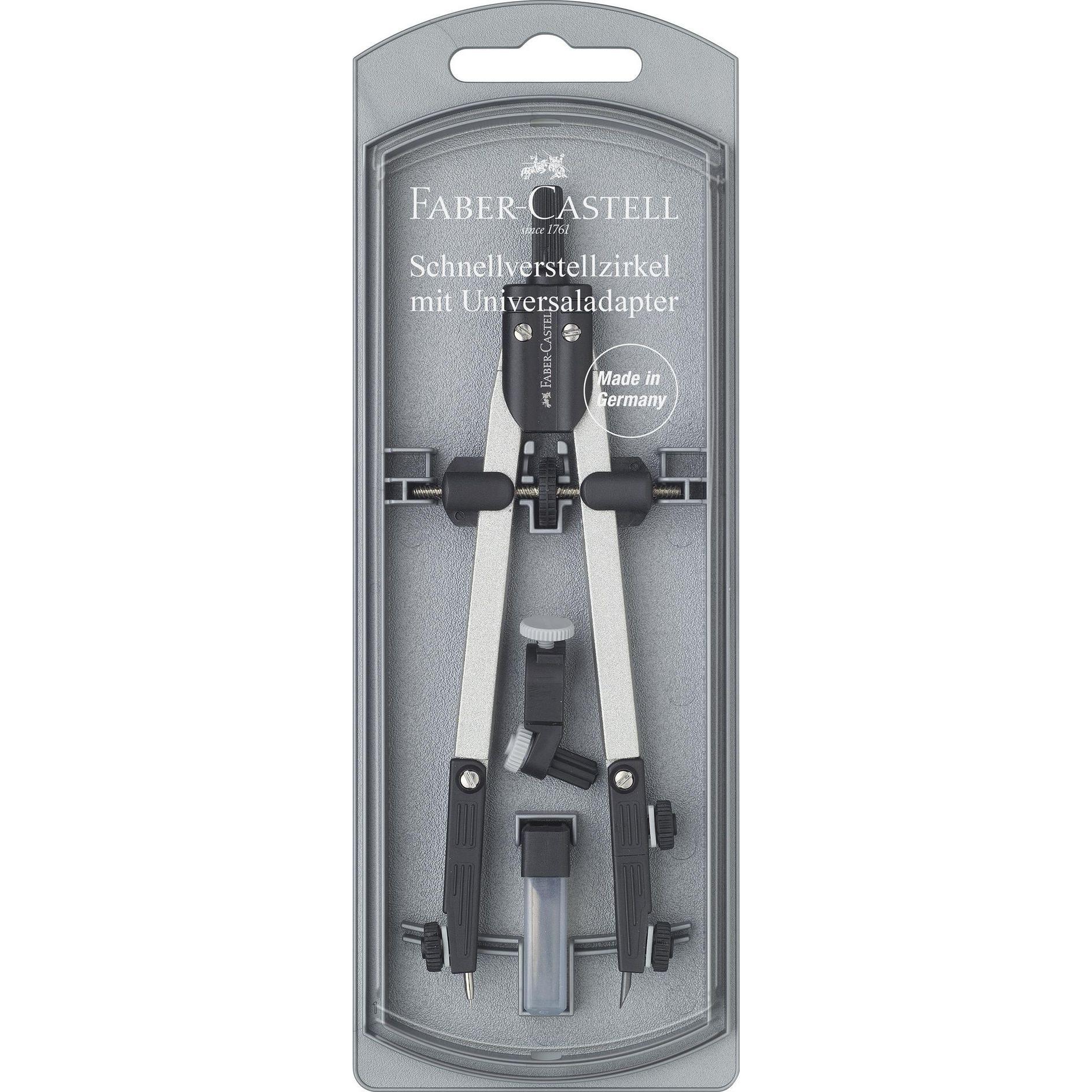 Thumbnail - Faber-Castell Schulzirkel, Zirkel, Grau, Schwarz