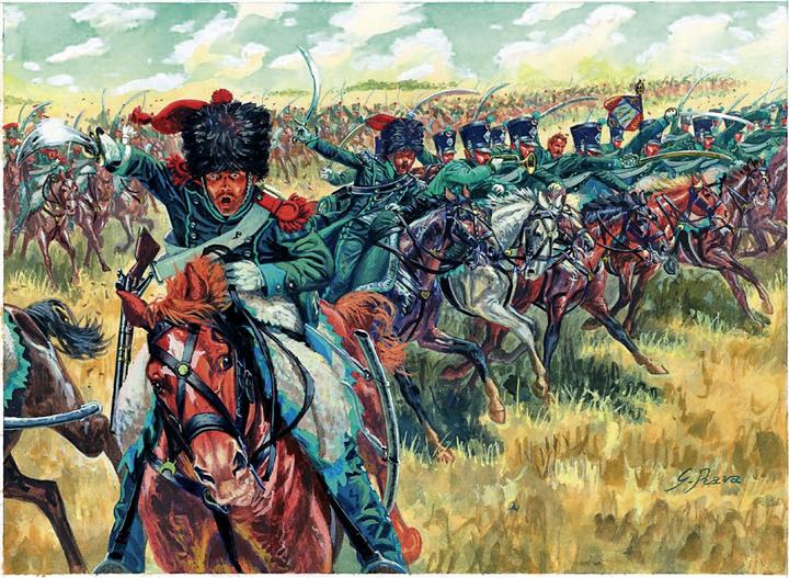 Actual product image 1:72 Napoleonic Wars-French Light Cavalry.