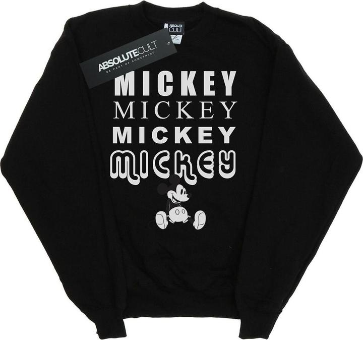 Actual product image Disney Boys Mickey Mouse Sitting Sweatshirt (128)