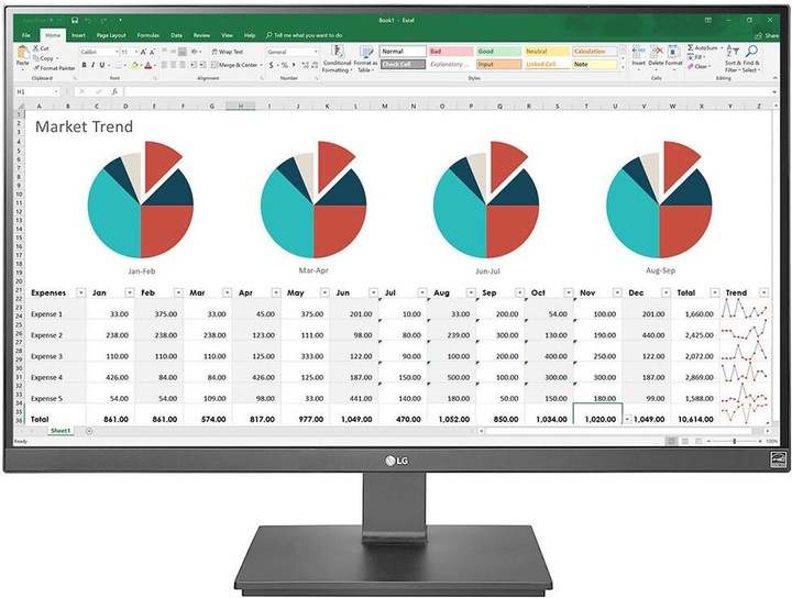 LG 27UK670-B (3840 x 2160 pixels, 27")