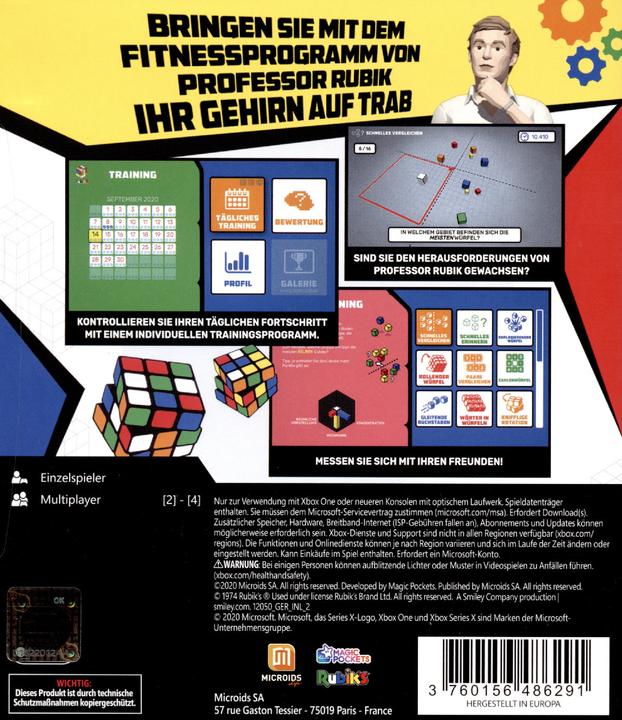 Produktbild Microids Professor Rubiks Gehirntrainer (Xbox One X, Xbox Series X, Multilingual)