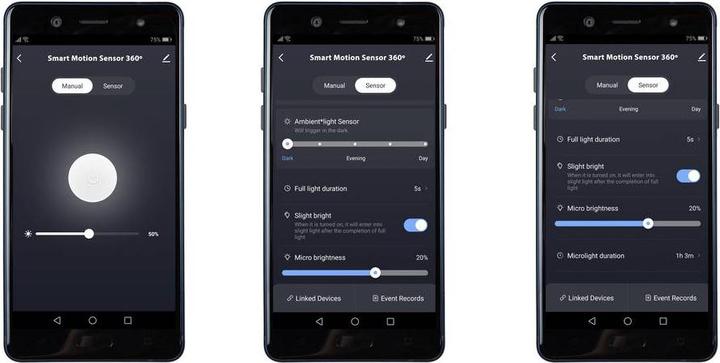 Actual product image Sygonix SY-5251904 Ceiling, Recessed Ceiling Motion Detector 360 ° Relay White (8 m)
