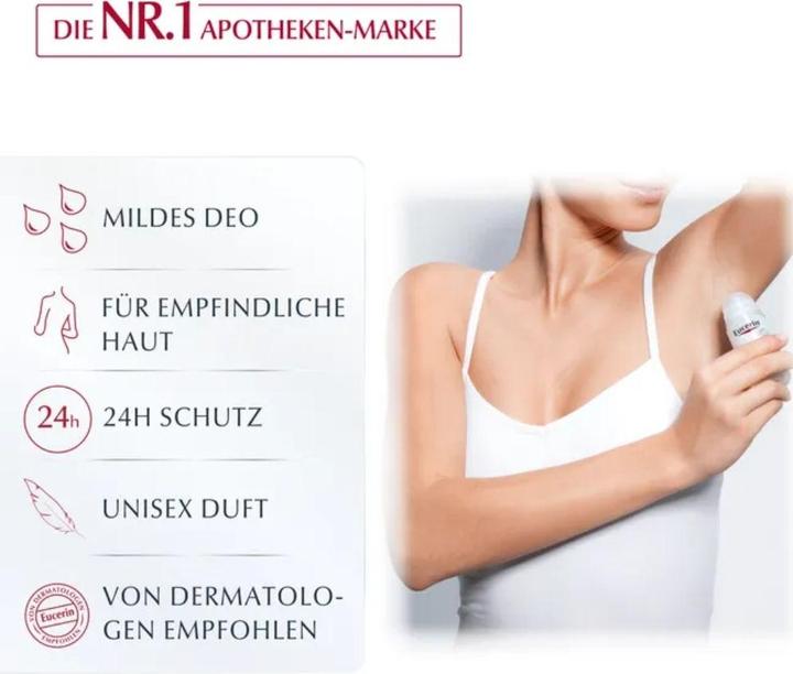 Produktbild Eucerin Deodorant 24h (Roll-on, 50 ml)