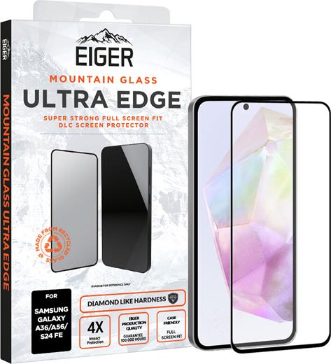 Eiger verstärktes Display-Glas Full Screen Fit Mountain Glass Ultra Clear Edge (1 Stk., Samsung Galaxy A56)