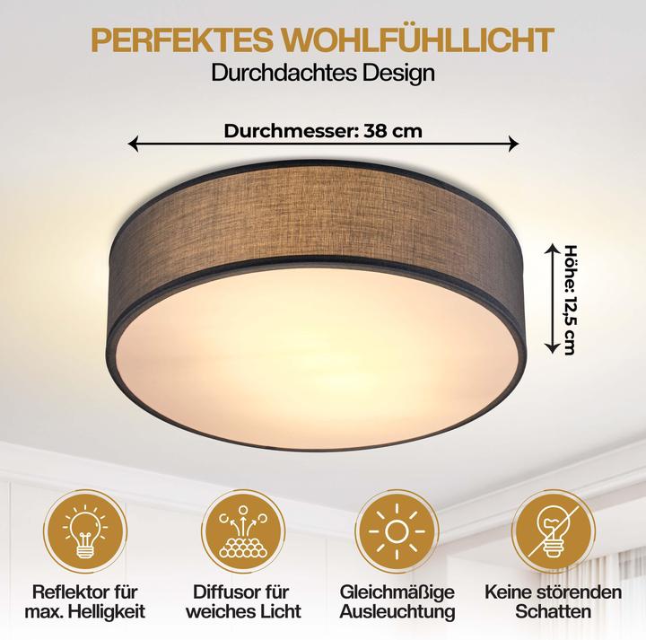 Produktbild Monzana Deckenlampe (E27)