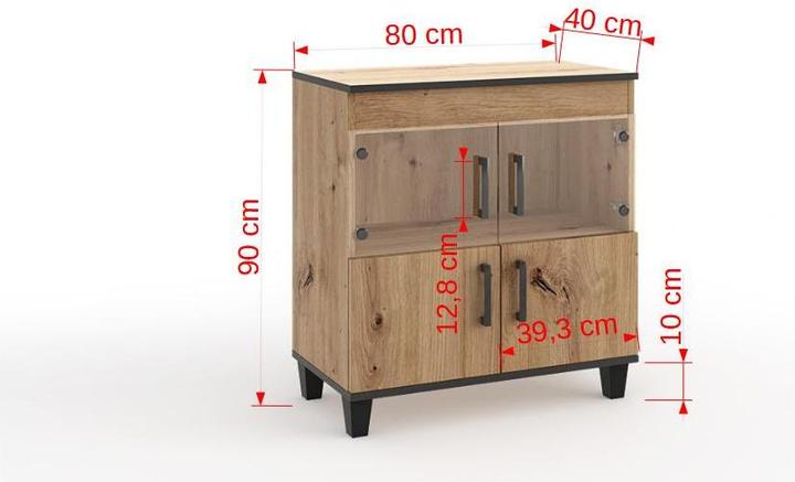 Productafbeelding ADRK Furniture Garderobe POLA 06 (80 x 40 x 90 cm)