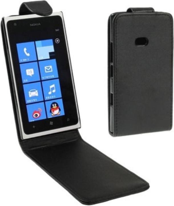 Actual product image König Design Protective cover Flip case for mobile Nokia Lumia 900 Black (Nokia N900)