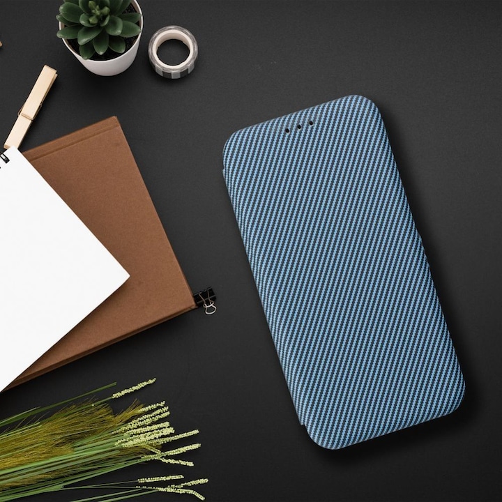 Produktbild OEM Back panel cover FOLIO Side Magnet book case for XIAOMI REDMI 14c blue (Xiaomi Redmi 14C)