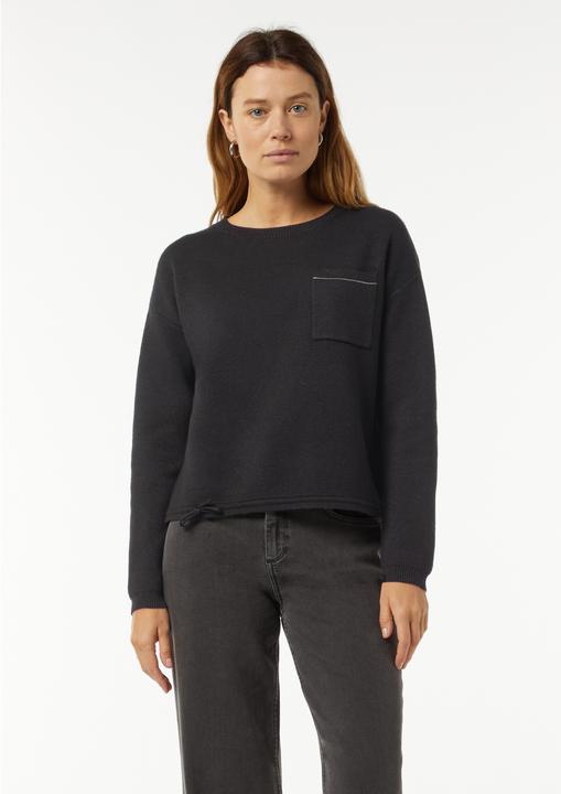 Produktbild Comma Strickpullover Strickpullover mit Schmuckdetail und Glitzergarn (XS)