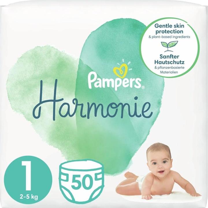 Actual product image Pampers Harmonie (Size 1, Pack, 50 Piece)