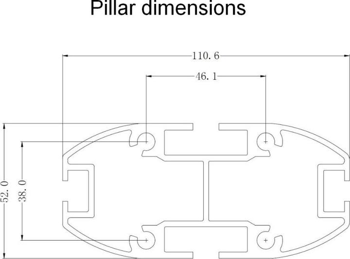 Produktbild Multibrackets Displayständer 180 Single Silver (Universal, 63", 50 kg)