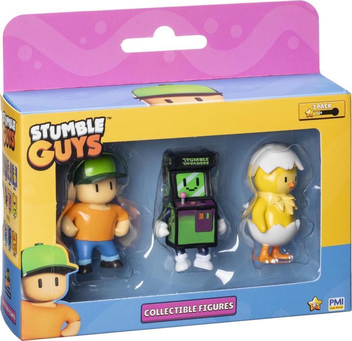 Stumble guys S2 Figure 3 Pack Window Box 5,5 cm Asst
