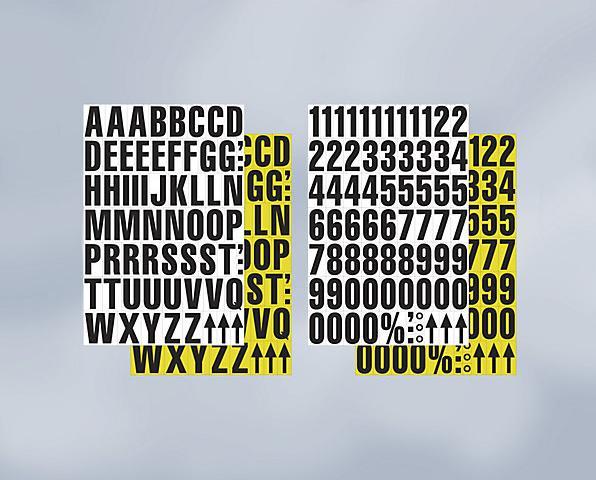 Actual product image kaiserkraft A4 sheet with characters