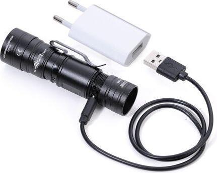 Produktbild Troika ECO BEAM Taschenlampe mit LED-Licht, schwarz (8.20 cm, 240 lm)