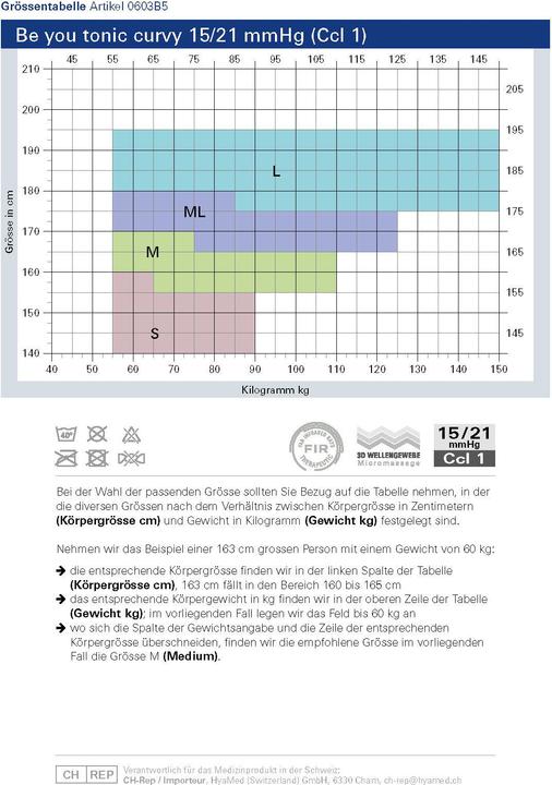 Produktbild Solidea Be you tonic curvy 12/15 mmHg (M)