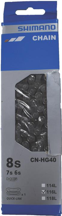 Actual product image Shimano Cn-Hg40 (7-speed, 8-speed)