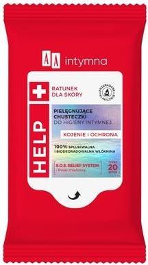 Produktbild AA Aaintymna Help Intimhygiene Pflegetücher - 20 Stück (Intimwaschlotion)