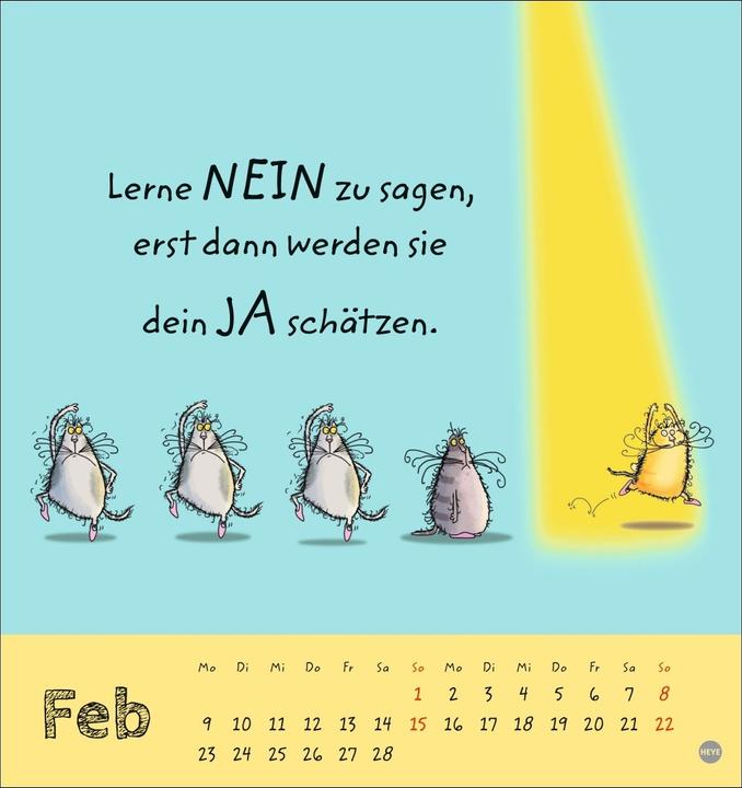 Produktbild Catzz Postkartenkalender 2026 (Postkartenformat)