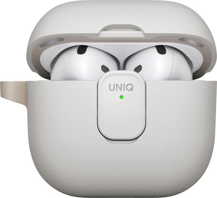 Actual product image Uniq Case Clyde for AirPods 4 Lock Case beige (Headphone sleeve)