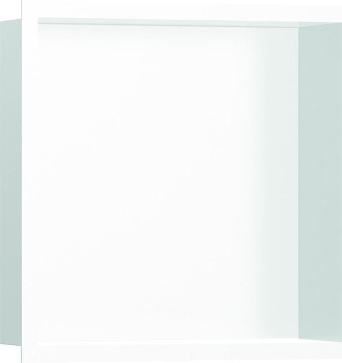 hansgrohe HG Niche murale XtraStoris Individual blanc mat 300x300x100mm Cadre design mat