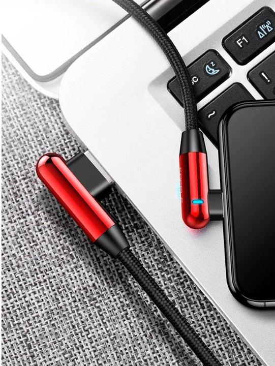 Actual product image Evelatus Type-C Data Cable TPC05 L-Shape (1 m)